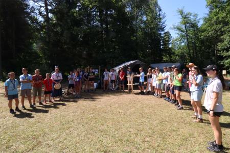 Obisk tabora skavtov iz Ljubljane 01 Foto Ljubo Vukelič